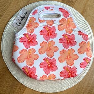 Hibiscus Neoprene Lunch Bag